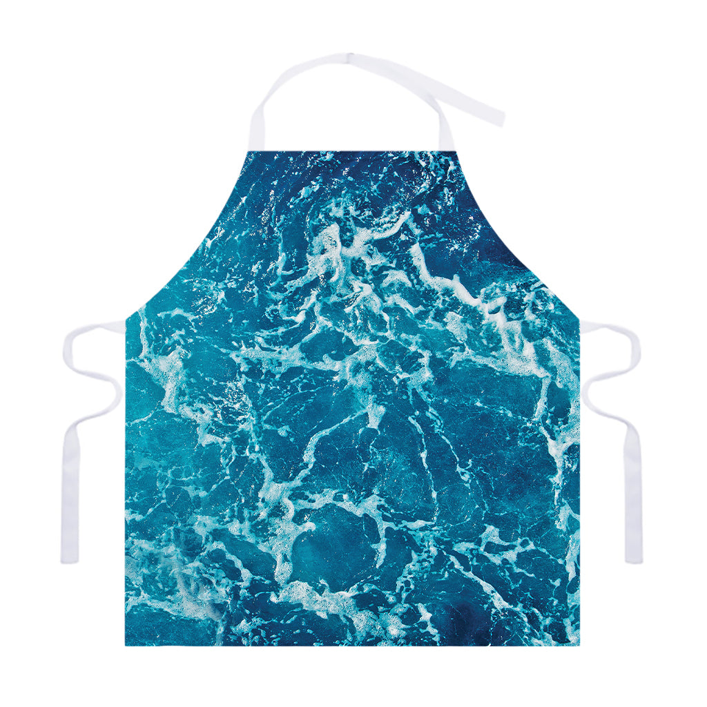 Ocean Surface Print Adjustable Apron