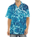 Ocean Surface Print Aloha Shirt