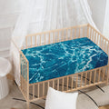Ocean Surface Print Baby Crib Sheet
