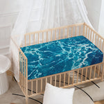 Ocean Surface Print Baby Crib Sheet