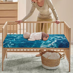 Ocean Surface Print Baby Crib Sheet