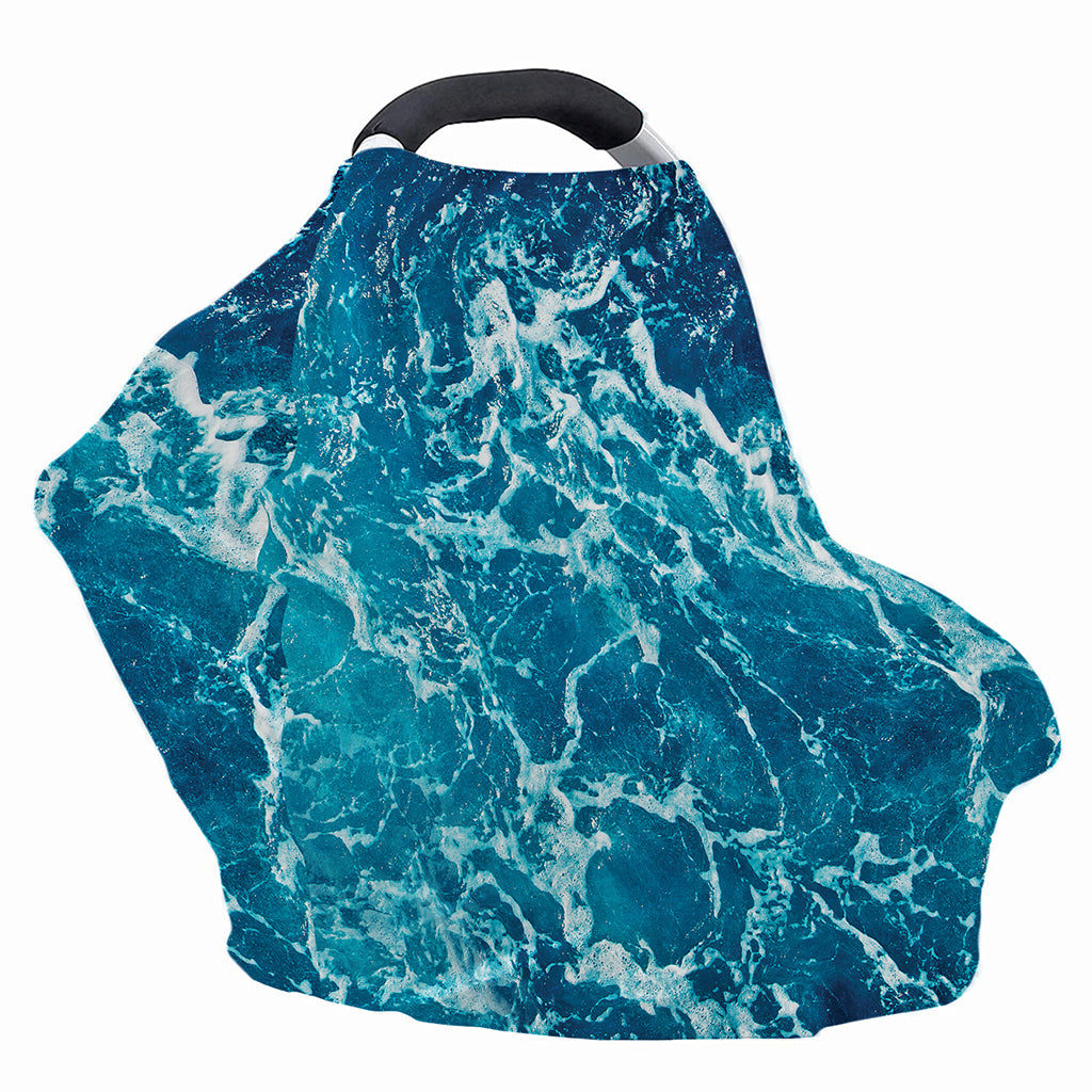 Ocean Surface Print Baby Seat Cover