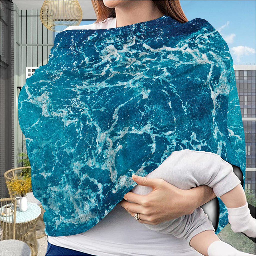 Ocean Surface Print Baby Seat Cover