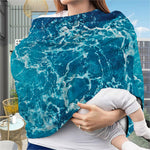 Ocean Surface Print Baby Seat Cover