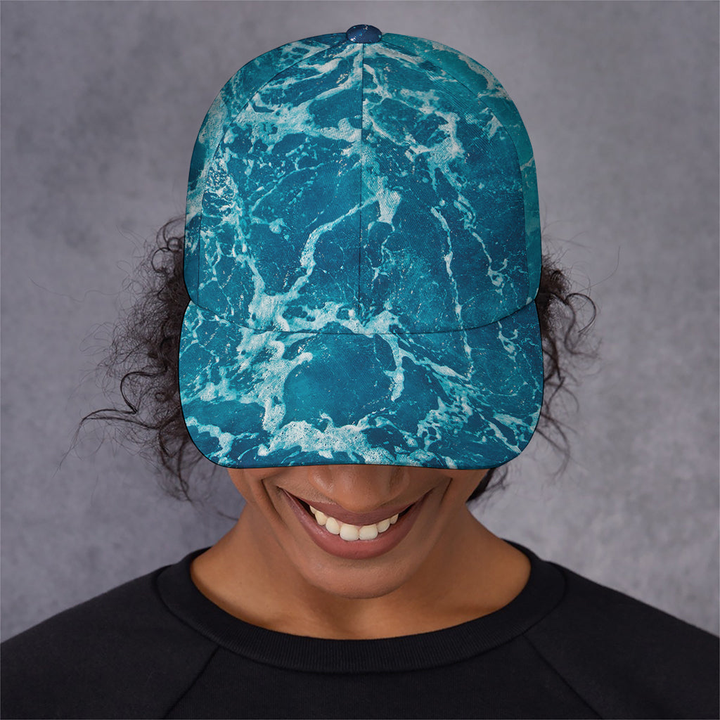 Ocean Surface Print Baseball Cap