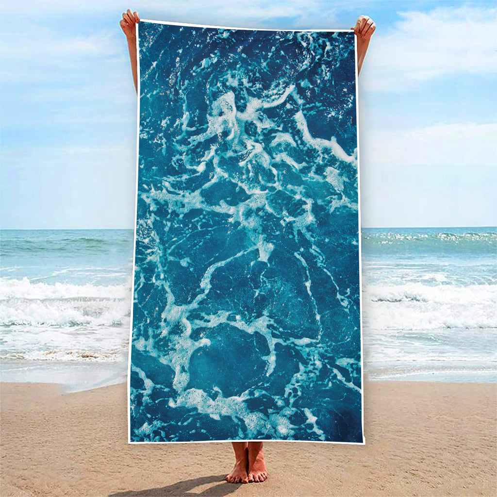 Ocean Surface Print Beach Towel