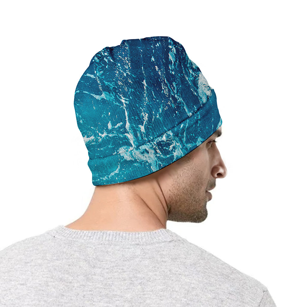 Ocean Surface Print Beanie