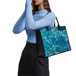 Ocean Surface Print Canvas Tote Bag