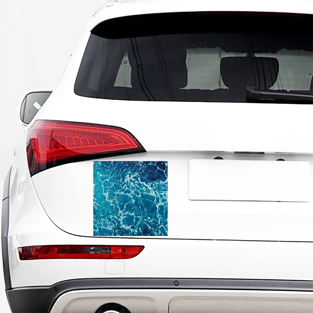 Ocean Surface Print Car Sticker