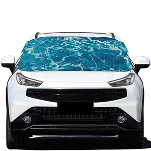 Ocean Surface Print Car Windshield Snow Cover