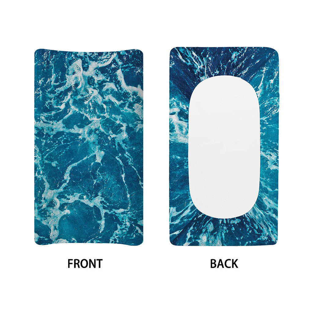 Ocean Surface Print Changing Pad Cover