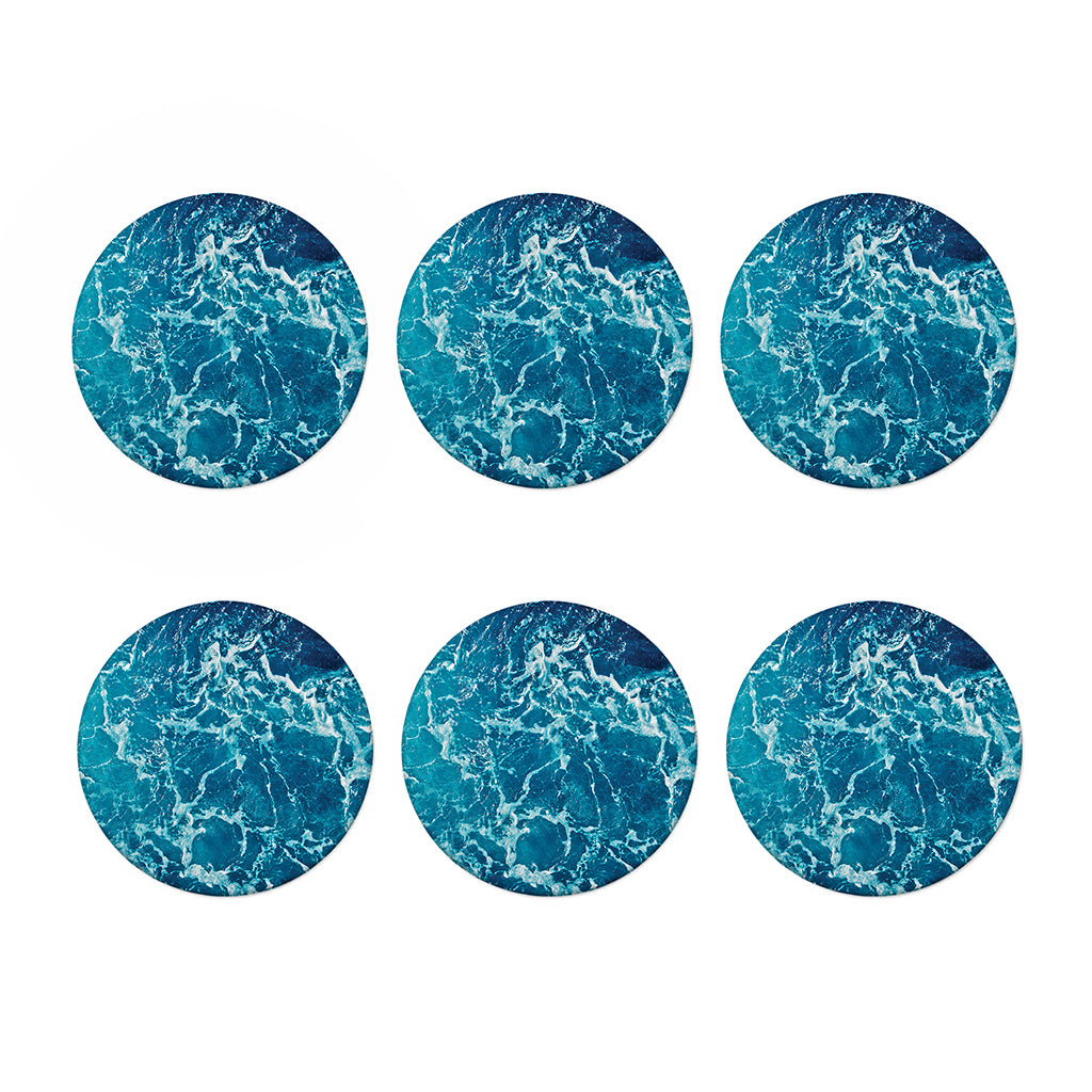 Ocean Surface Print Coaster Set