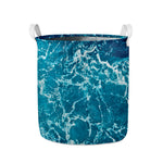 Ocean Surface Print Collapsible Laundry Basket