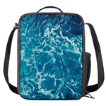 Ocean Surface Print Crossbody Lunch Bag