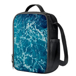 Ocean Surface Print Crossbody Lunch Bag