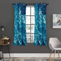 Ocean Surface Print Grommet Curtain Panels