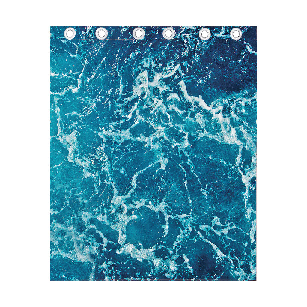 Ocean Surface Print Curtain