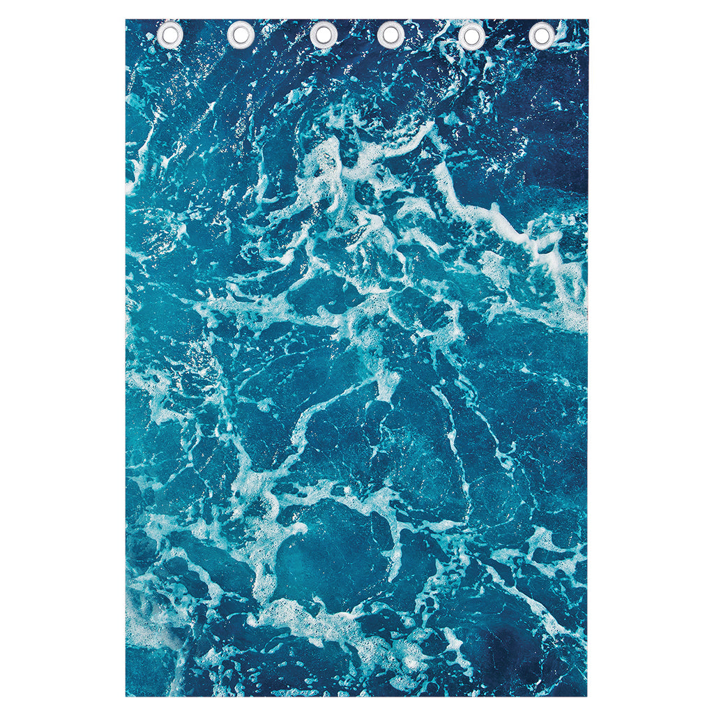 Ocean Surface Print Curtain