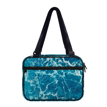 Ocean Surface Print Double Strap Bible Bag
