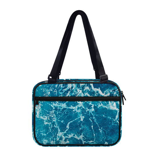 Ocean Surface Print Double Strap Bible Bag