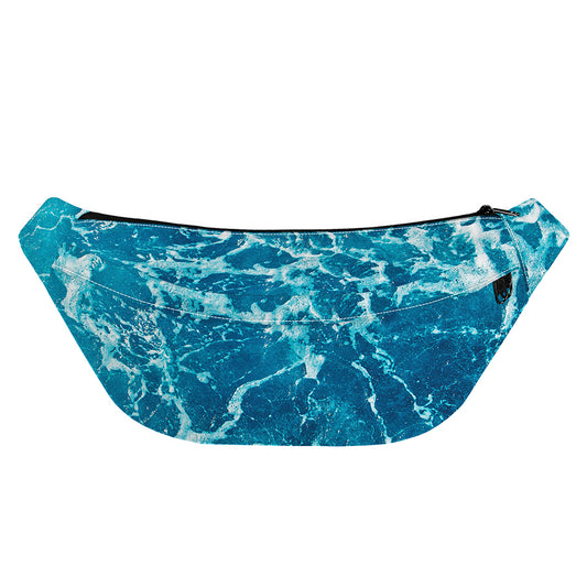 Ocean Surface Print Fanny Pack