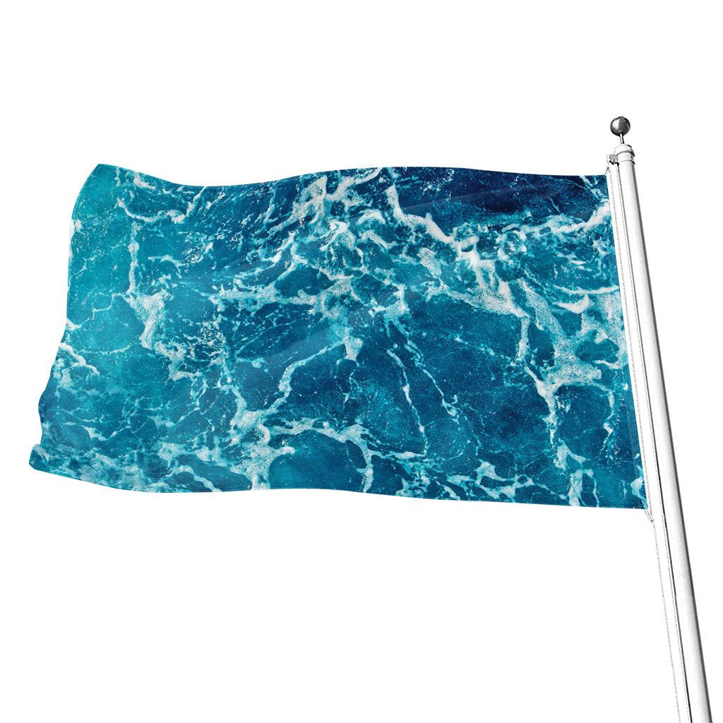Ocean Surface Print Flag