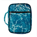 Ocean Surface Print Front Pocket Bible Bag