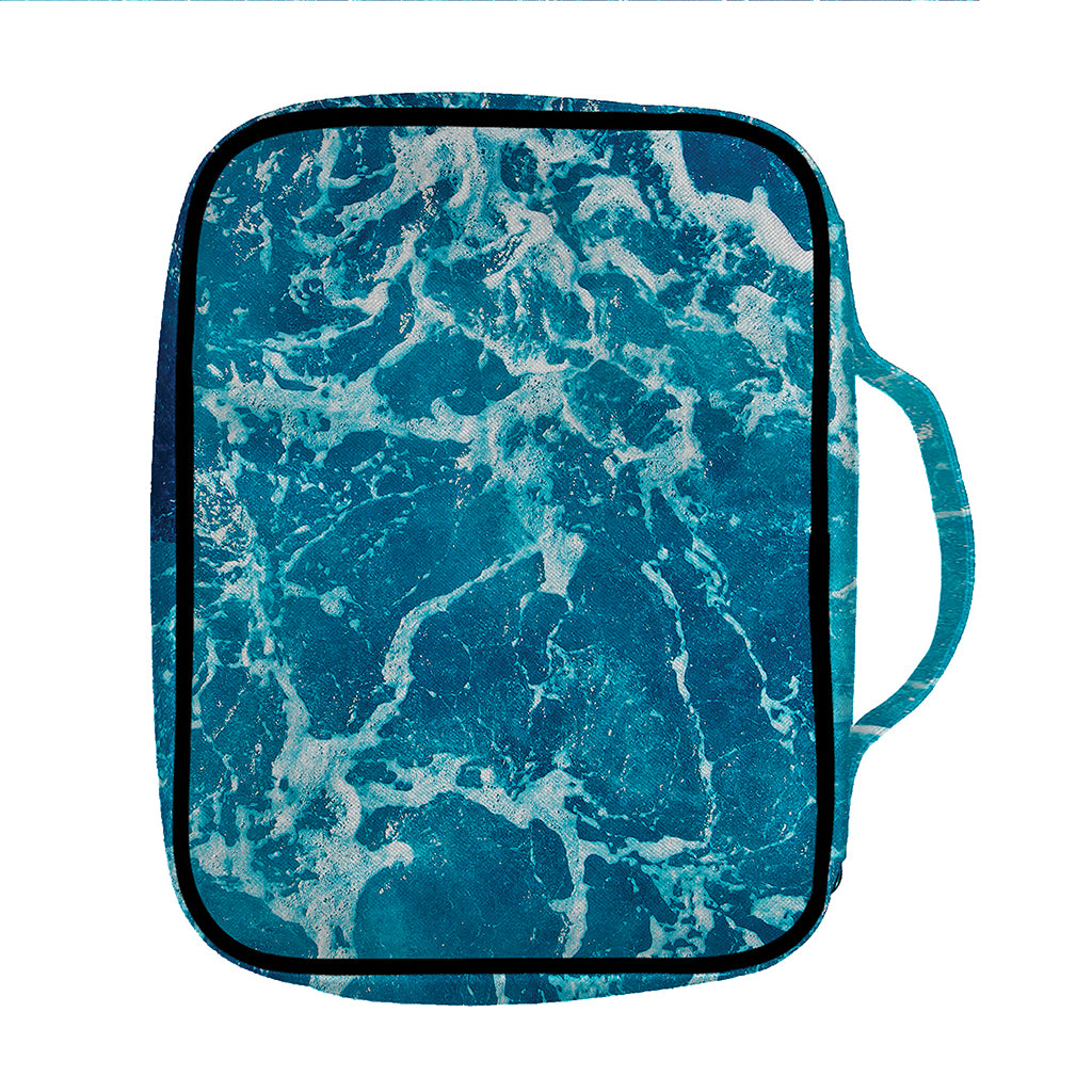 Ocean Surface Print Front Pocket Bible Bag