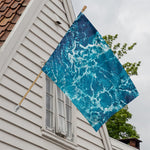 Ocean Surface Print House Flag