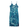 Ocean Surface Print Jersey Midi Cami Dress