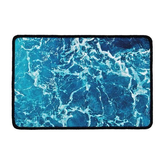 Ocean Surface Print Kitchen Mat