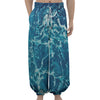 Ocean Surface Print Lantern Pants