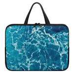 Ocean Surface Print Laptop Sleeve With Handle