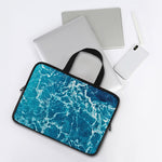 Ocean Surface Print Laptop Sleeve With Handle