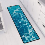 Ocean Surface Print Long Kitchen Mat
