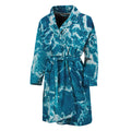 Ocean Surface Print Men's Bathrobe