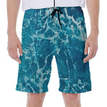 Ocean Surface Print Men's Beach Shorts