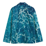 Ocean Surface Print Men's Blazer