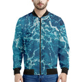 Ocean Surface Print Men's Bomber Jacket