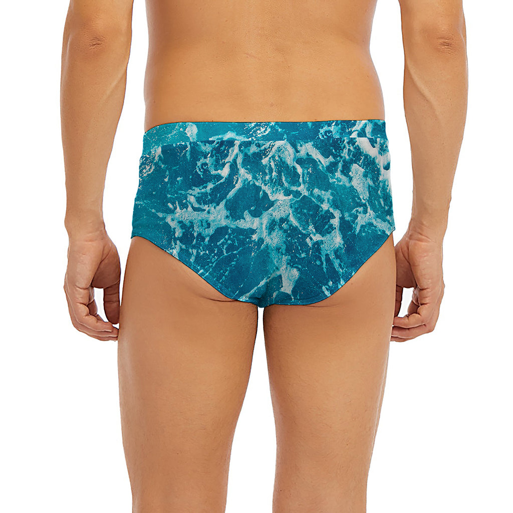 Ocean Surface Print Men's Briefs