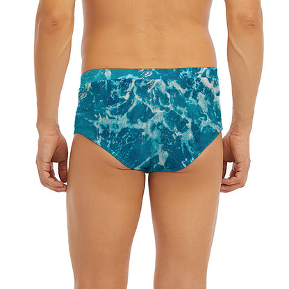 Ocean Surface Print Men's Briefs