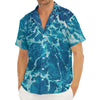 Ocean Surface Print Men's Deep V-Neck Shirt