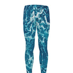 Ocean Surface Print Men's leggings