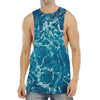 Ocean Surface Print Men's Muscle Tank Top