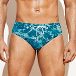 Ocean Surface Print Men's Swim Briefs