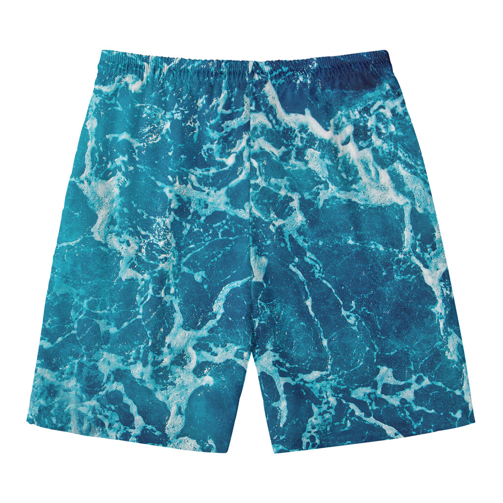 Ocean Surface Print Men's Swim Trunks