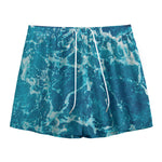 Ocean Surface Print Mesh Shorts