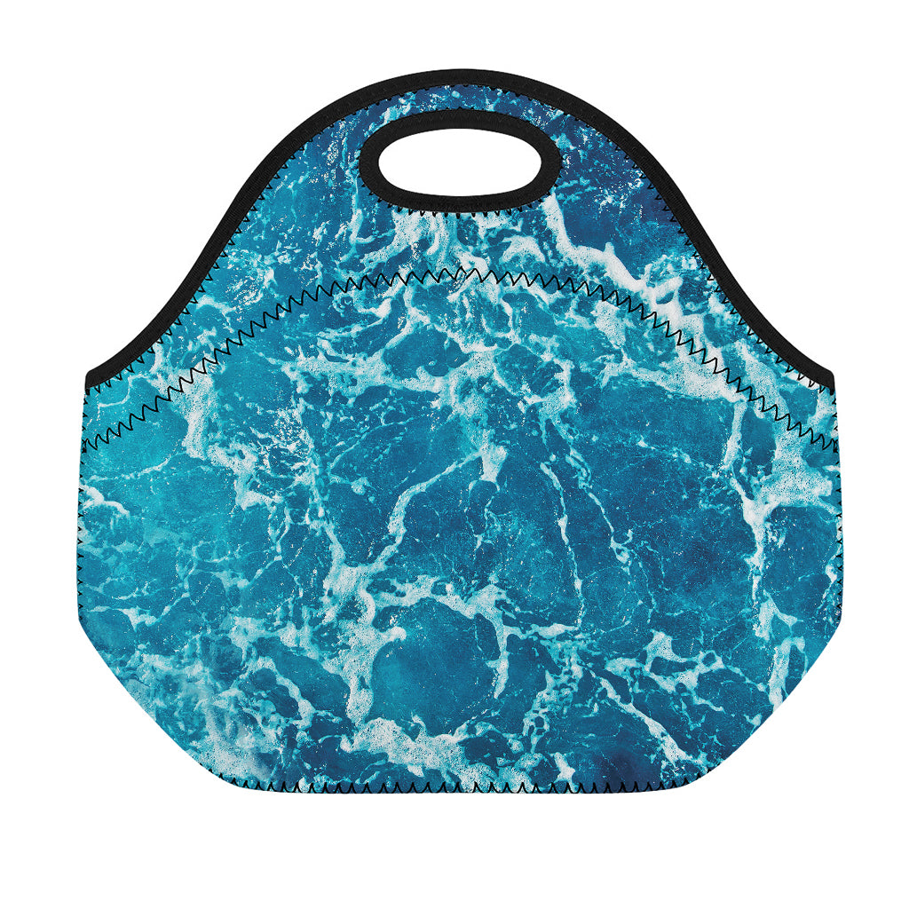 Ocean Surface Print Neoprene Lunch Bag