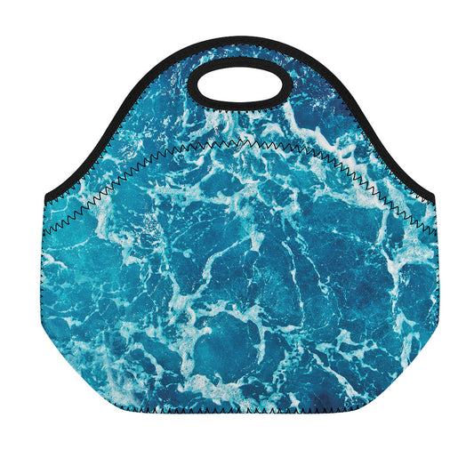 Ocean Surface Print Neoprene Lunch Bag