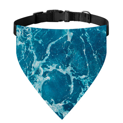 Ocean Surface Print Over The Collar Dog Bandana